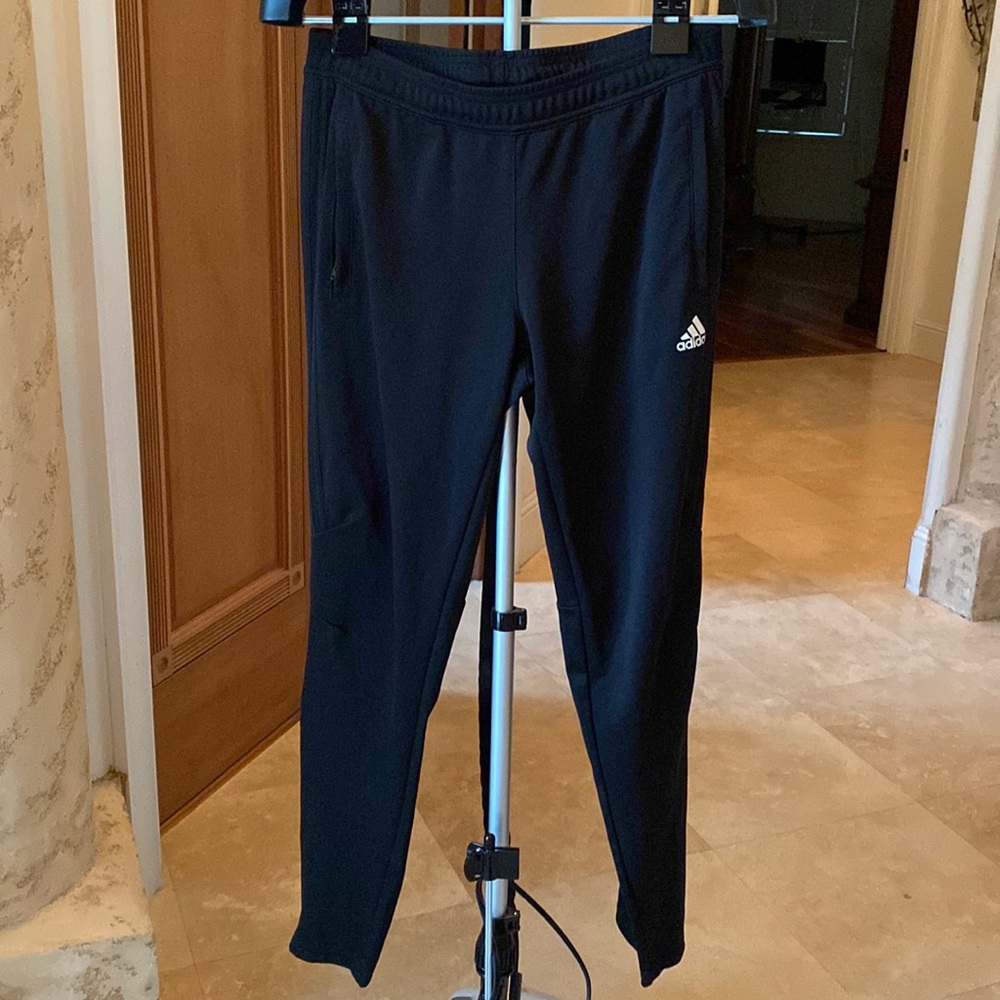Adidas Climacool Black Workout, Running, Exercise Pants - Women’s Size L - EUC